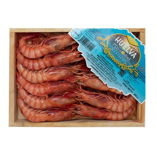 Alcampo MARISCOS PLAYA ODIEL Gambas rojas del Mediterráneo cocidas 300 g