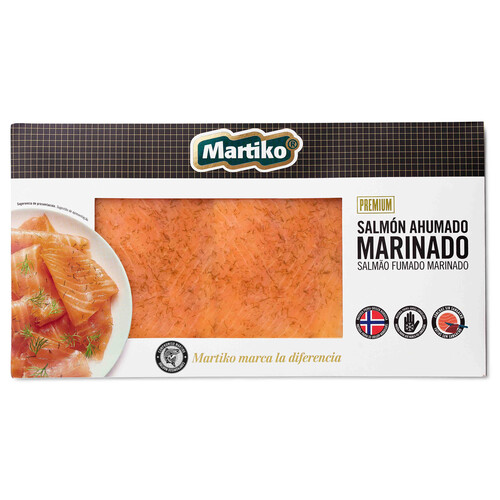 Alcampo MARTIKO Salmón ahumado marinado MARTIKO 200 g