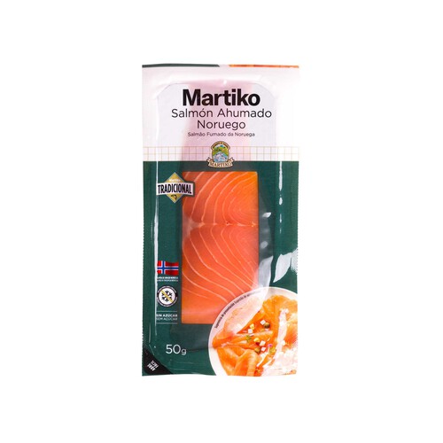 Alcampo MARTIKO Salmón ahumado tradicional MARTIKO 50 gr