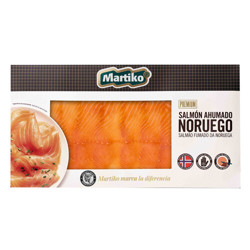 Alcampo MARTIKO Salmón Noruego ahumado MARTIKO 200 g