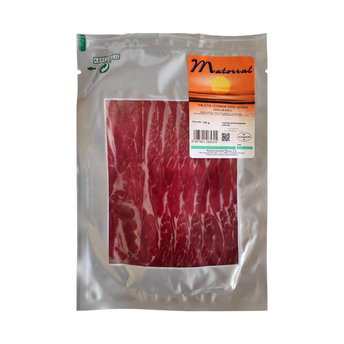 Alcampo MATORRAL Paleta curada gran reserva de cerdo blanco cortada en lonchas MATORRAL 150 g