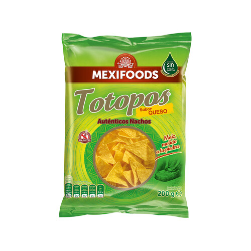 Alcampo MAXIFOODS Nachos (sabor a queso) MEXIFOODS TOTOPOS 200 g