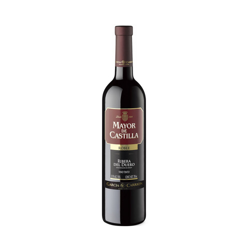Alcampo MAYOR DE CASTILLA Vino tinto roble con D.O. Ribera del Duero botella 75 cl