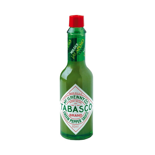 Alcampo Mc.ILHENNY Salsa de tabasco con jalapeños frasco de 60 ml