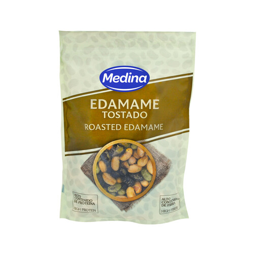 Alcampo MEDINA Edamame tostada (mezcla de granos de soja tostada y salada) MEDINA 100 g