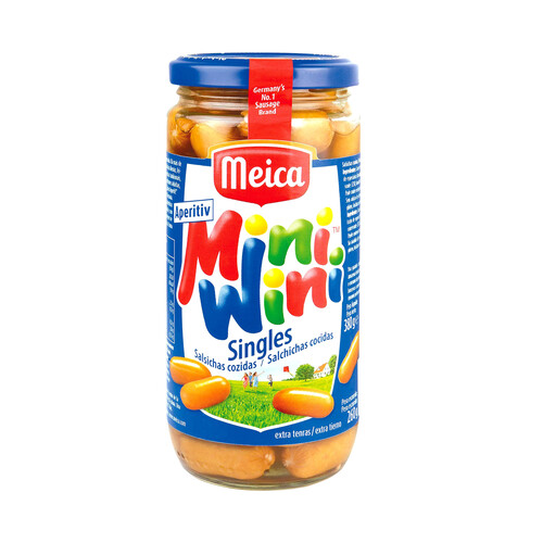 Alcampo MEICA Salchichas alemana cocida MEICA frasco de 260 g