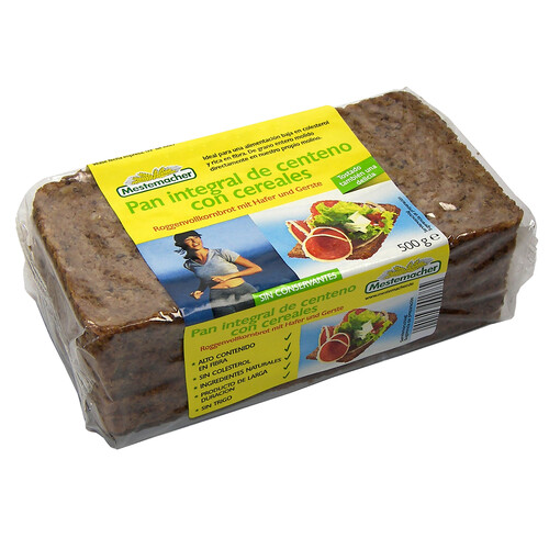 Alcampo MESTEMACHER Pan integral de cereales con cereales 500 g