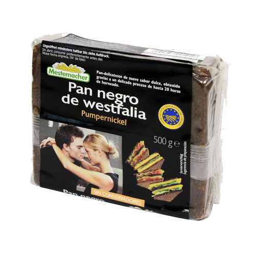 Alcampo MESTEMACHER Pan negro suave sabor dulce 500 g