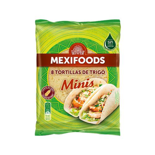 Alcampo MEXIFOODS Tortillas trigo MEXIFOODS MINI 8 uds. 250 g