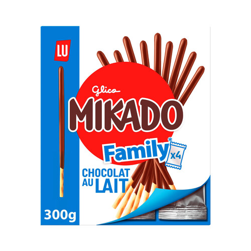 Alcampo MIKADO Galletas de chocolate con leche 300 g