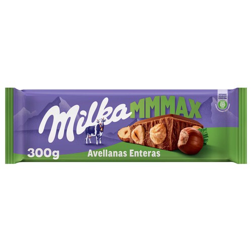 Alcampo MILKA Chocolate con leche y avellanas enteras 270 g