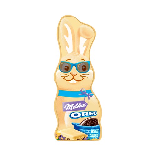 Alcampo MILKA Conejo de pascua de chocolate blanco con OREO 100 g
