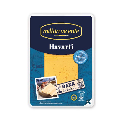 Alcampo MILLÁN VICENTE Queso en lonchas Havarti MILLÁN VICENTE 240 g
