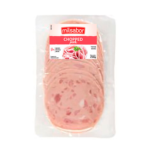 Alcampo MILSABOR Chopped de cerdo cortado en lonchas 250 g