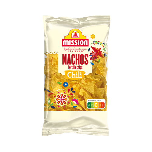 Alcampo MISSION Nachos con sabor a chili MISSION 200 g