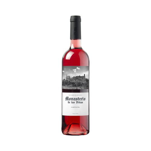 Alcampo MONASTERIO DE LAS VIÑAS Vino rosado con D.O.P Cariñena MONASTERIO DE LAS VIÑAS botella de 75 cl