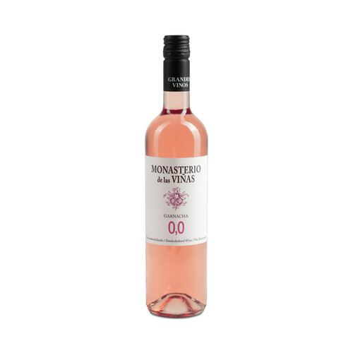 Alcampo MONASTERIO DE LAS VIÑAS Vino rosado desalcoholizado (0.0%) botella 75 cl