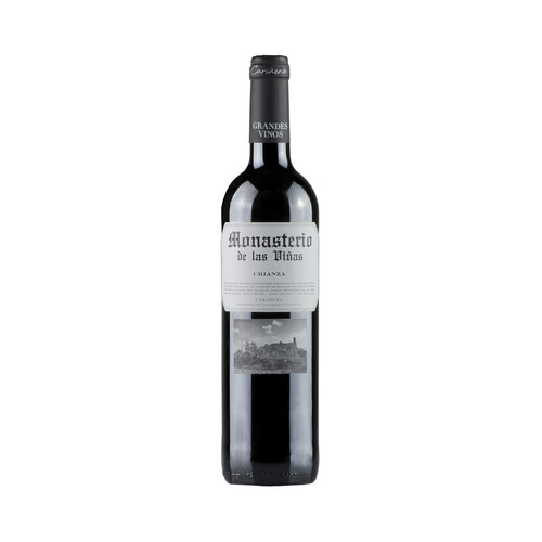 Alcampo MONASTERIO DE LAS VIÑAS Vino tinto crianza con D.O.P Cariñena botella 75 cl