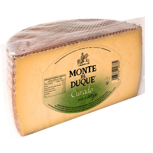 Alcampo MONTE DUQUE Queso curado de oveja 1/2 pieza