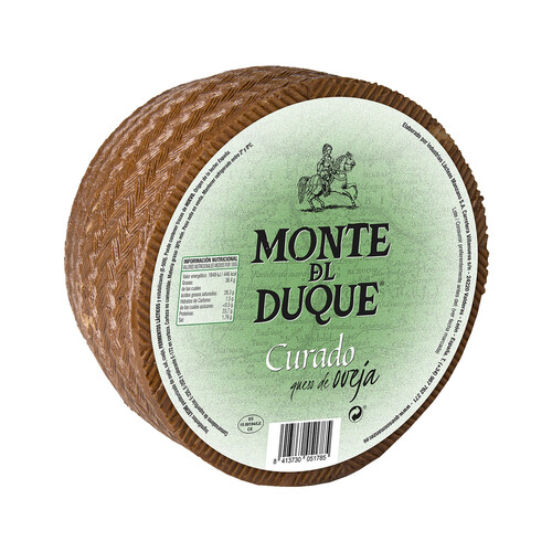 Alcampo MONTE DUQUE Queso de oveja curado pasteurizado MONTE DUQUE