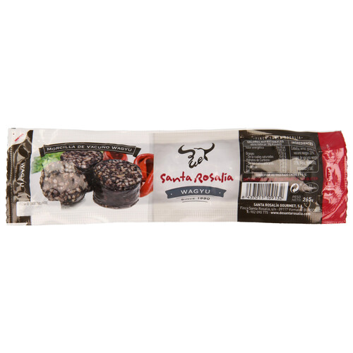 Alcampo Morcilla de arroz elaborada con vacuno Wagyu SANTA ROSALIA 265 g