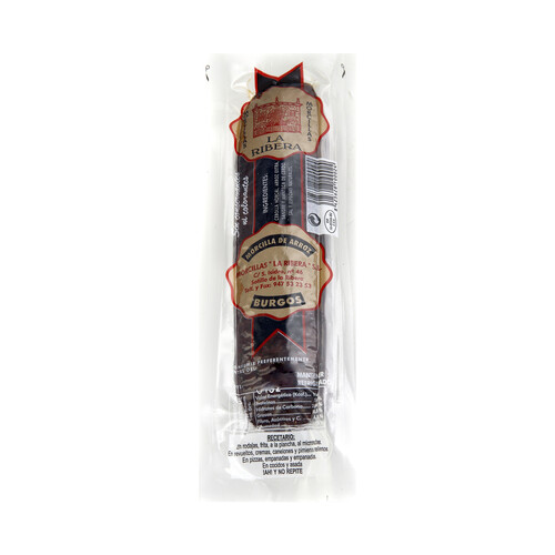 Alcampo Morcilla de Burgos negra de arroz LA RIBERA 330 g