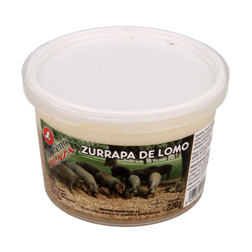 Alcampo MORENO PLAZA Tarrina de zurrapa de lomo MORENO PLAZA 250 g