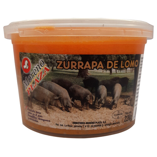 Alcampo MORENO PLAZA Tarrina de zurrapa de lomo MORENO PLAZA 220 g