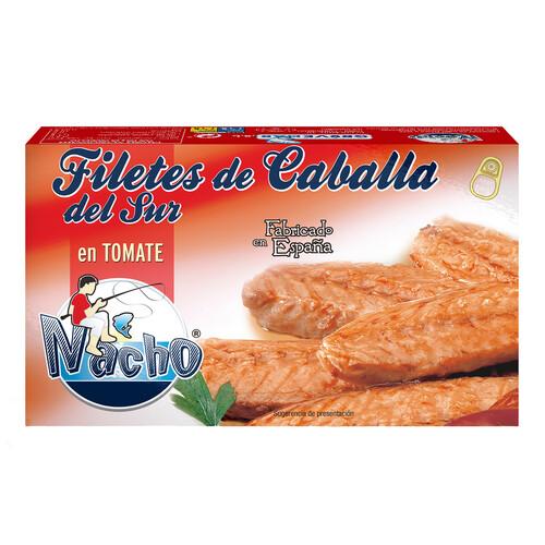 Alcampo NACHO Filetes de caballa con tomate en conserva 53 g