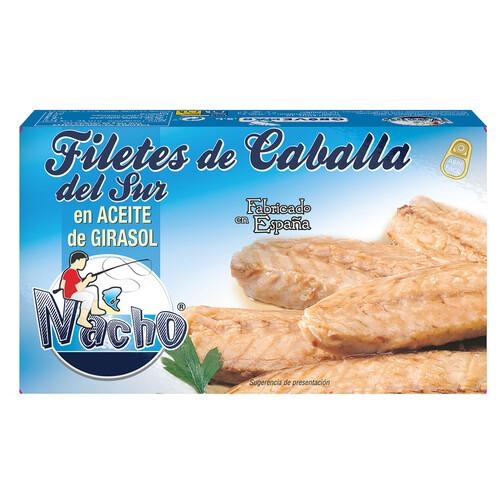 Alcampo NACHO Filetes de caballa en aceite de girasol 53 g