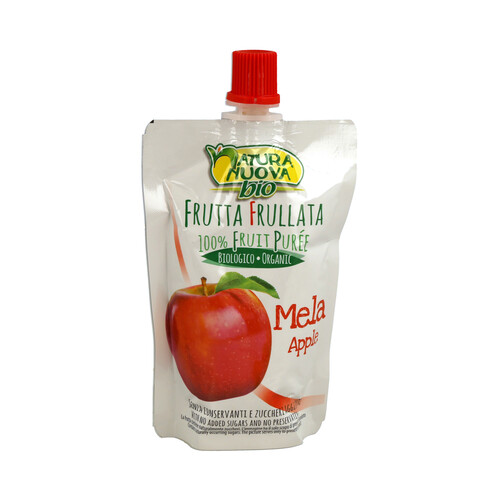 Alcampo NATURA NUOVA Bolsita de manzana de origen ecológica sin azúcares añadidos NATURA NUOVA 100 g