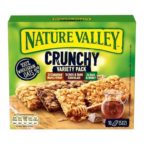 Alcampo NATURE VALLEY Barritas de muesli crujiente variadas 5 uds x 210 g