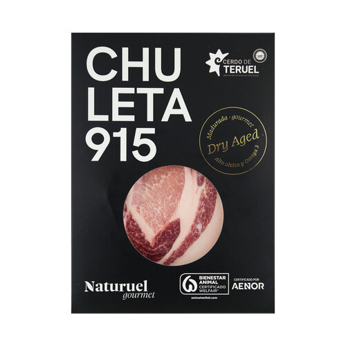Alcampo NATURUEL GOURMET Chuleta 915 IGP Cerdo de Teruel