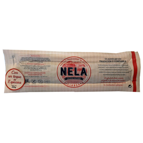 Alcampo NELA Morcilla de Burgos con un toque de especias 200 g