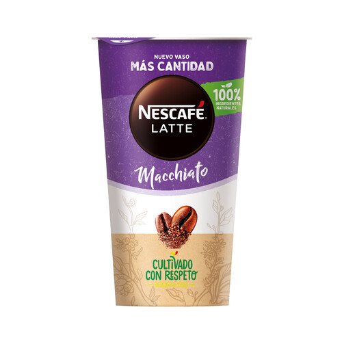 Alcampo NESCAFÉ Bebida de café macchiato con leche Latte 205 ml