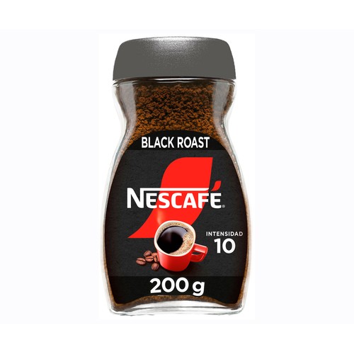 Alcampo NESCAFÉ BLACK ROAST Café soluble natural intenso 200 g