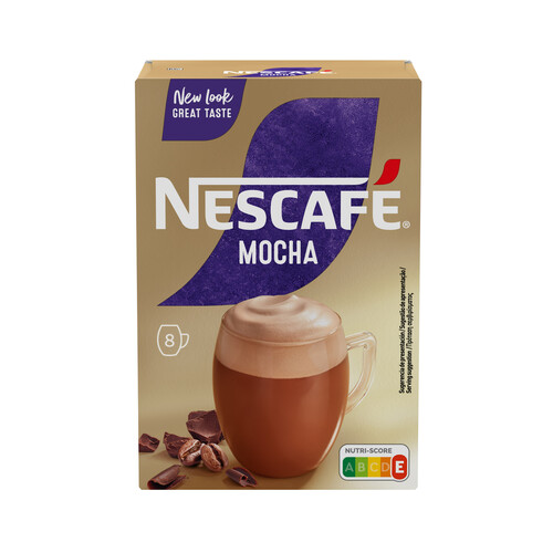 Alcampo NESCAFÉ GOLD Café soluble capuccino mocha 8 uds.x 18 g
