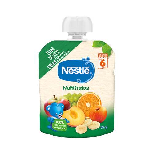Alcampo NESTLÉ Bolsita de fruta (multifruta) para bebés a partir de 6 meses NESTLÉ 90 g
