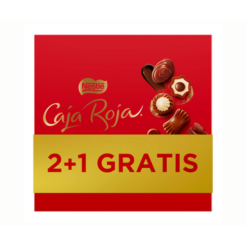 Alcampo NESTLÉ Bombón caja roja 2 x 103 gr + 1 gratis