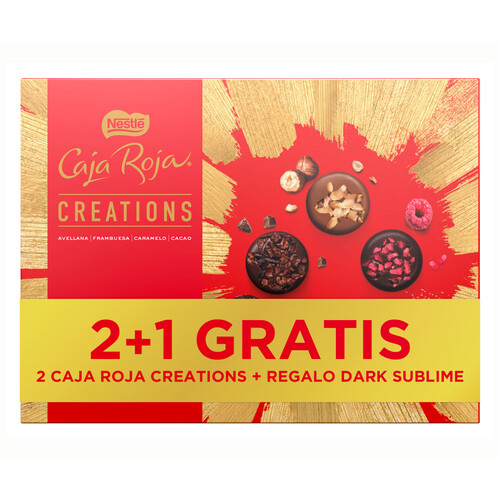 Alcampo NESTLÉ Bombón creation + dark 2 x 186 gr + 145 gr