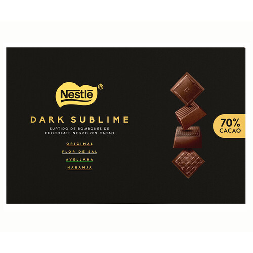 Alcampo NESTLÉ Bombones dark sublime caja roja 291 gr