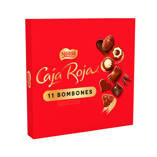 Alcampo NESTLÉ Caja roja Estuche con bombones surtidos (11 variedades) 103 g