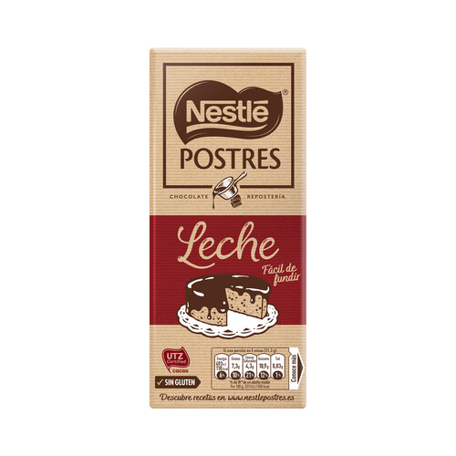 Alcampo NESTLÉ Chocolate con leche especial postres tableta de 170 g
