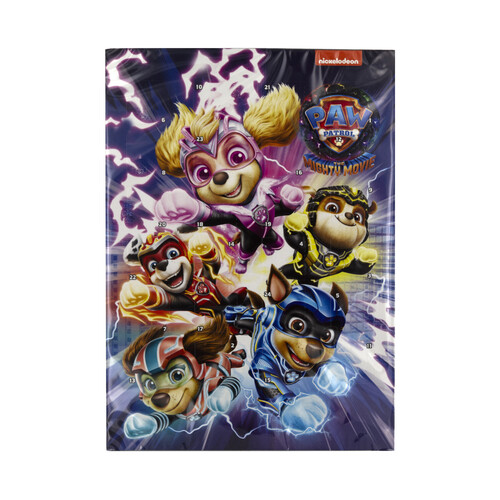 Alcampo NICKELODEON Patrulla canina Calendario de adviento de chocolate con leche 75 g