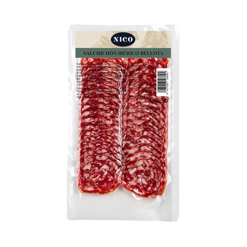 Alcampo NICO Salchichón ibérico bellota cortado en lonchas 100 g