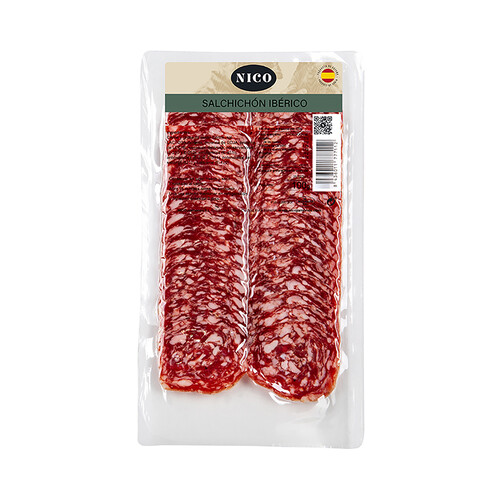 Alcampo NICO Salchichón ibérico cortado en finas lonchas JAMONES 100 g