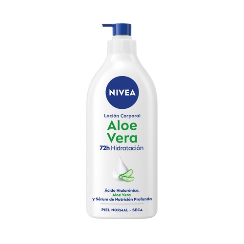 Alcampo NIVEA Loción corporal hidratante con aloe vera para pieles normales a secas 625 ml