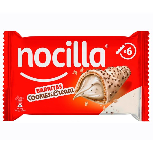 Alcampo NOCILLA Barrita nocilla cookies & cream 6 uds.129g