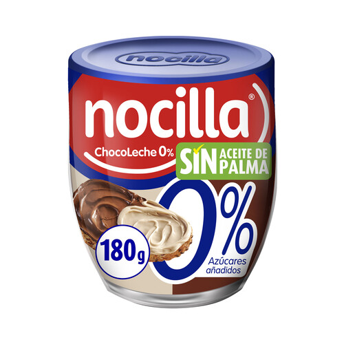 Alcampo NOCILLA Crema de cacaco y leche con avellanas sin azúcares añadidos 180 g