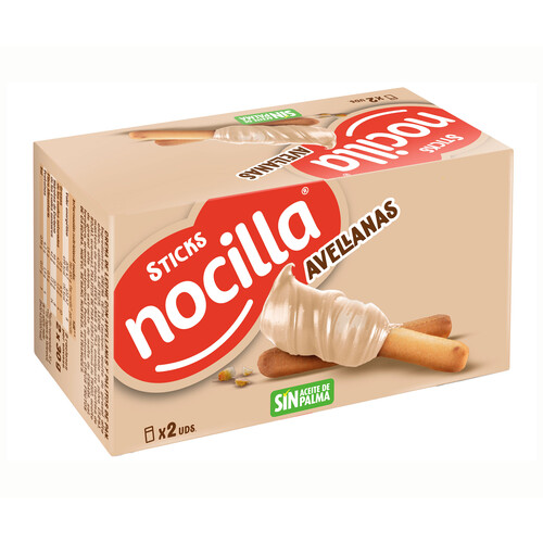 Alcampo NOCILLA Crema de cacao con sticks 2 uds 60 g